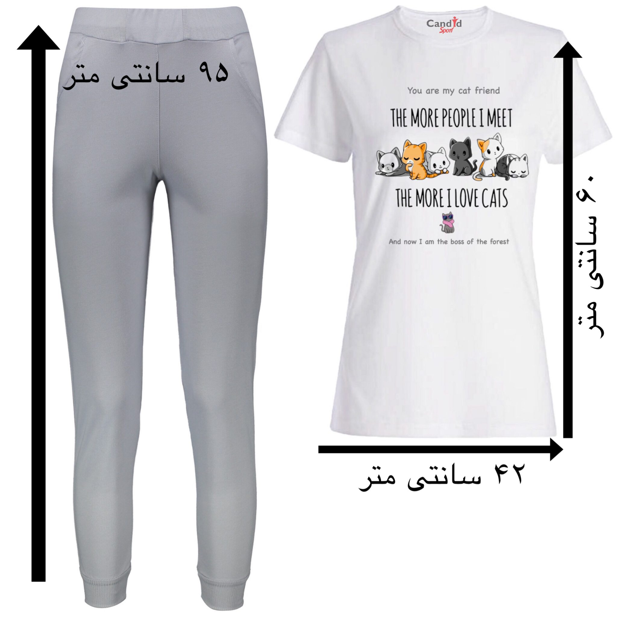 ست تیشرت شلوار دخترانه زنانه خرس ست تیشرت شلوار دخترانه زنانه خرس